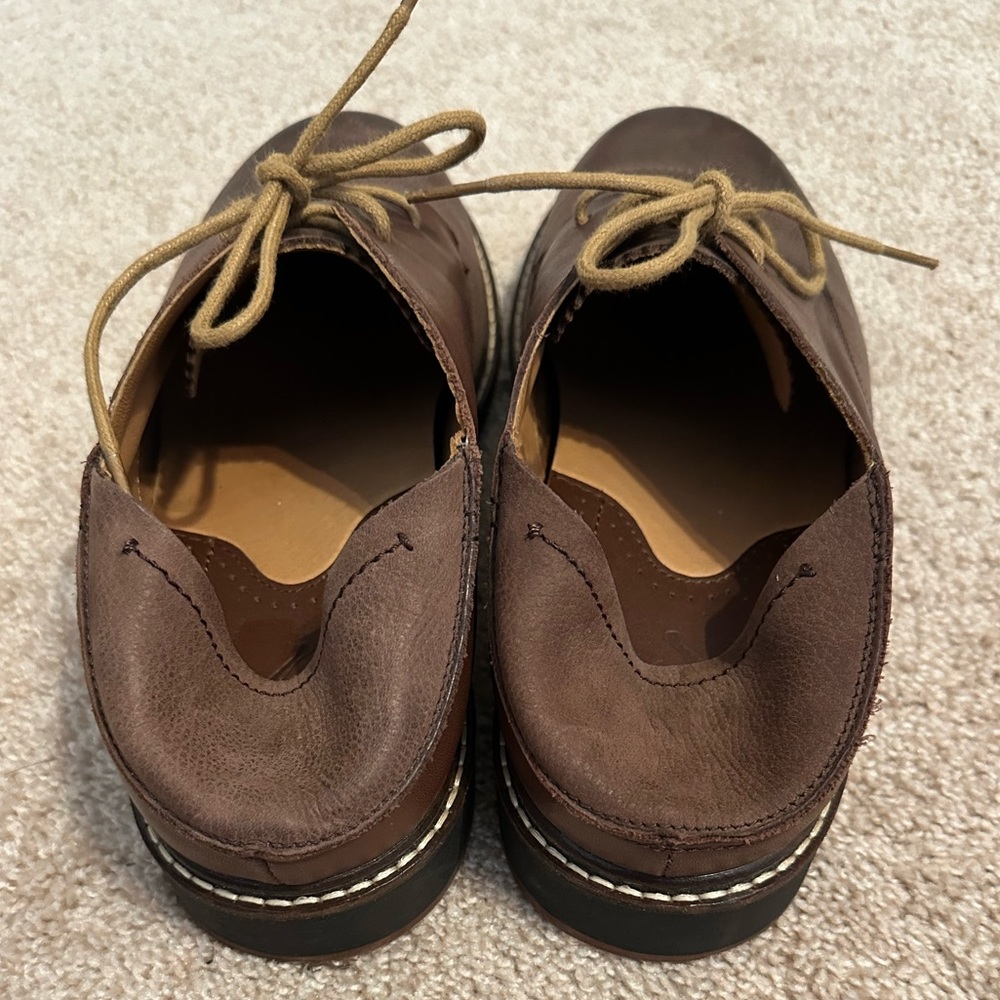 OluKai Walino Men’s Brown Leather Oxford Lace Up Shoes US 10.5 - Picture 8 of 10